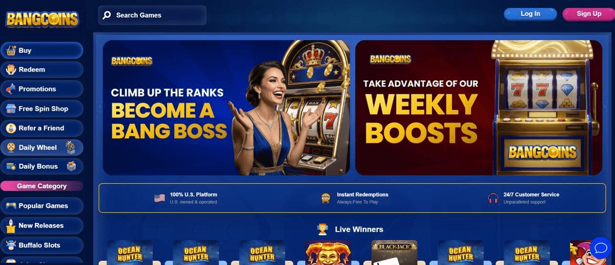 bangcoins new sweeps casino 2026